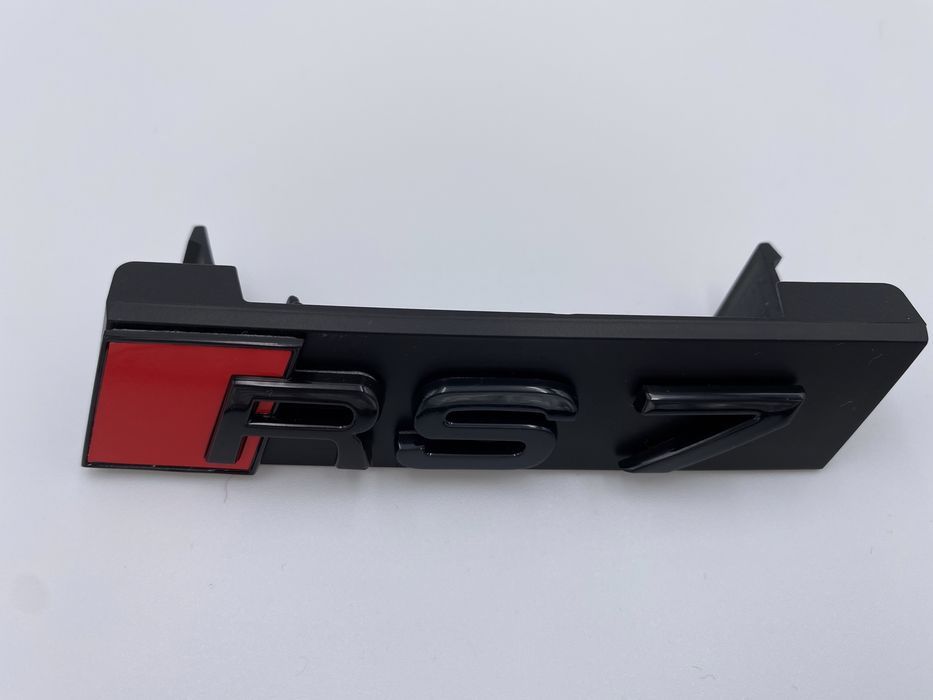 Emblema Audi RS 7 grila negru