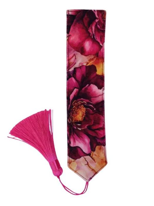 Калъф за книга "Бугундско вино" с цветя