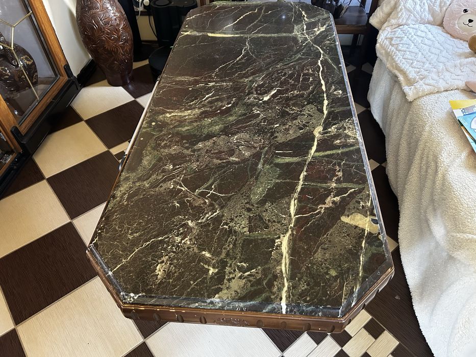 Set living – canapea, 2 fotolii și masă din marmură