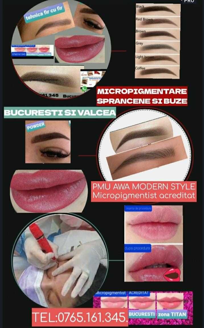 OFERTA pret!Micropigmentare sprancene si buze BUCUREST