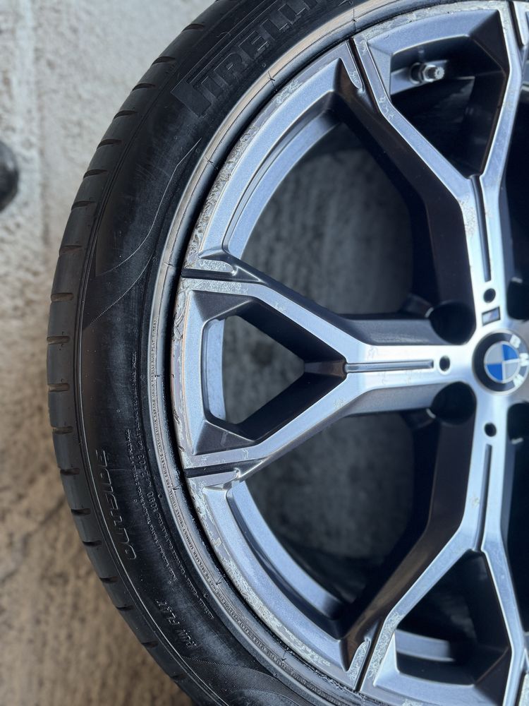 Jante Bmw X5 X6 R21 G05 G06 Originale M741 Pirelli Rft* de vara