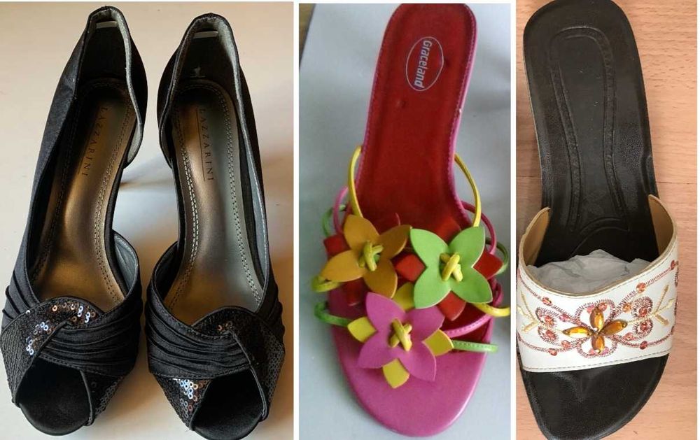 Намалявам - Чехли, Обувки Lazzarini, Нови  и други обувки