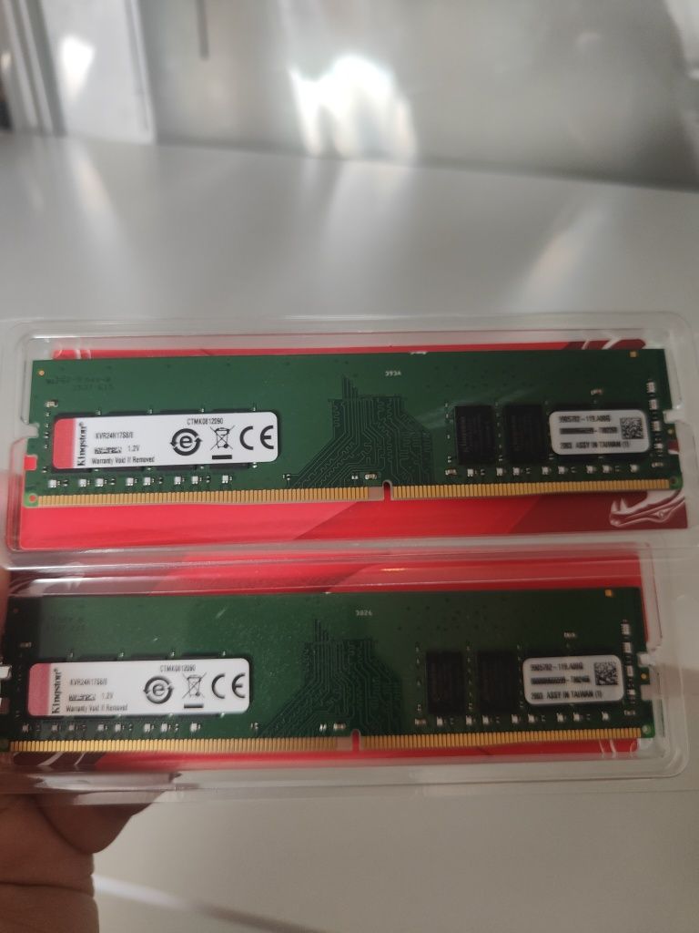 ОЗУ ddr4 две планки по 8гб