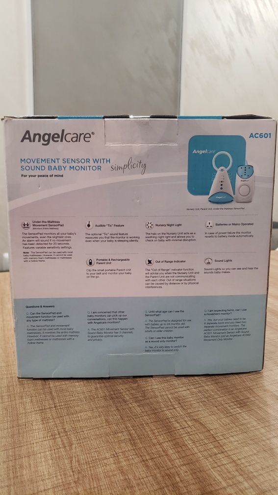 ANGELCARE Комбиниран монитор за движение звук AC 601