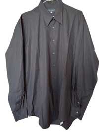 Мъжка елегантна риза Studio Collection, 100% памук, Черна, 80х66см, XL