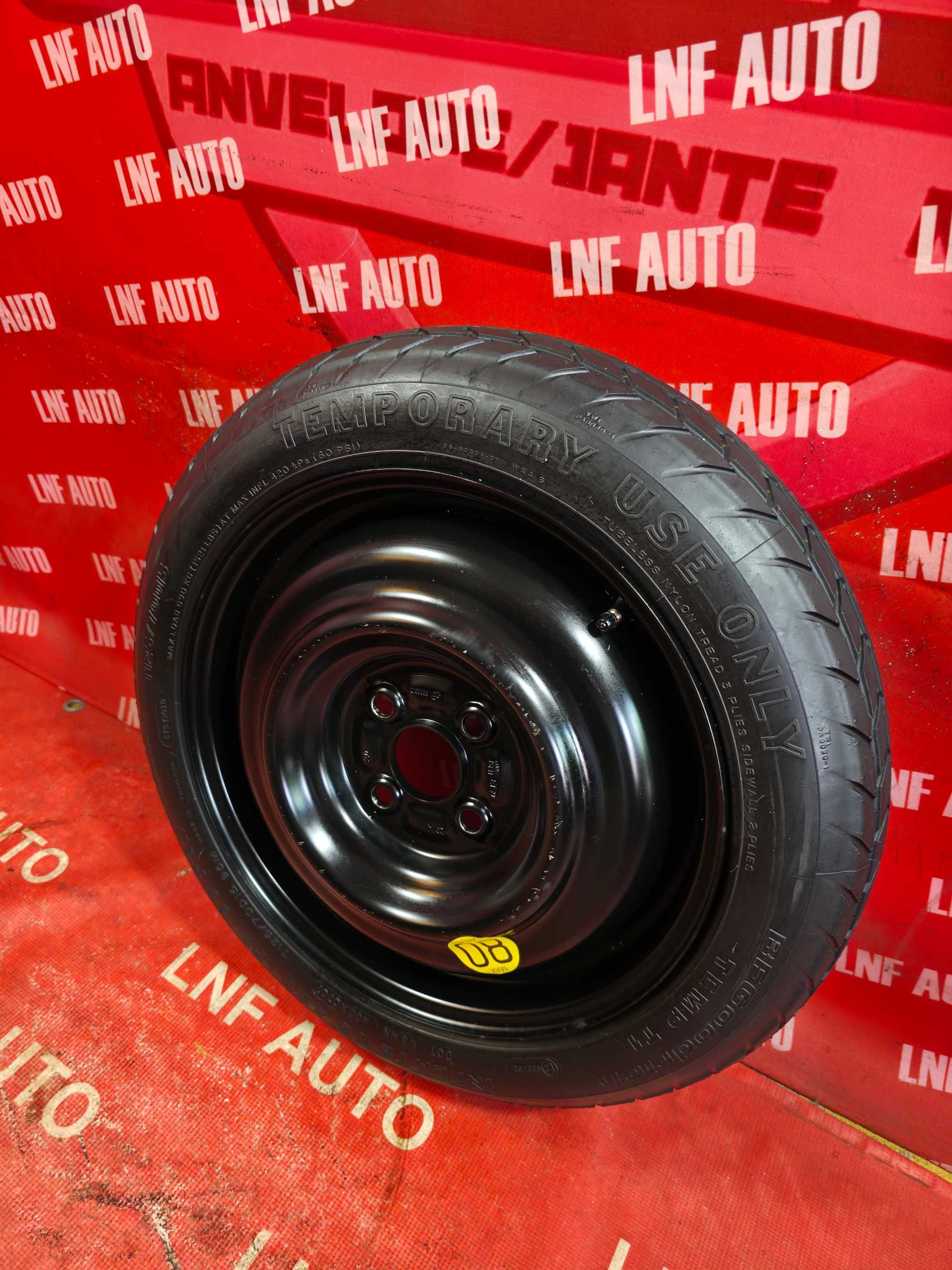 Roata Rezerva SLIM 4x100 16'' OEM Toyota Mazda Kia Hyundai NOUA
