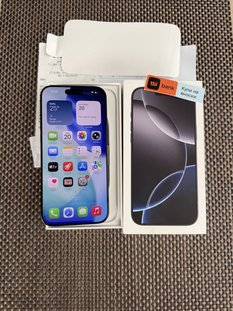 НОВ! 256•iPhone 16 Pro max*ЛИЗИНГ 80лв/м айфон 16 про макс 256