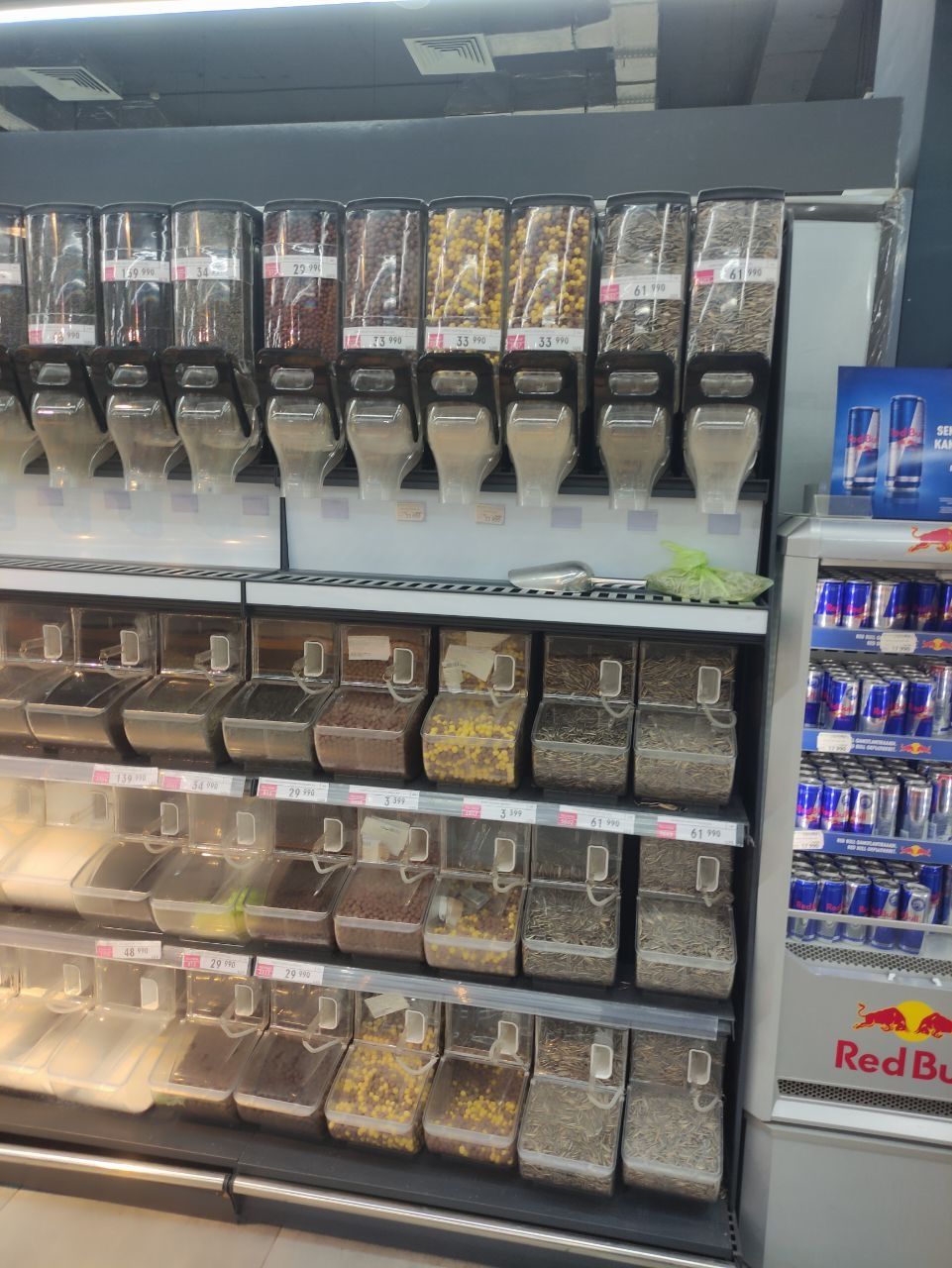 Диспенсер для магазинов разсипнова продукты