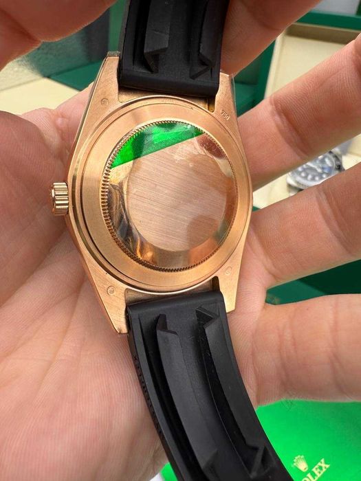 rolex sky-dweller каучук/ сив