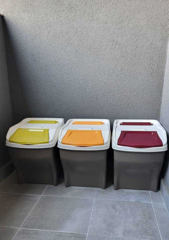 set de 3 cosuri de gunoi