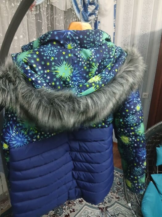 Пуховик с капюшоном