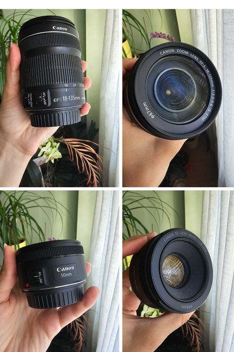 Canon EOS 760D + 18-135mm + 50mm + аксесоари