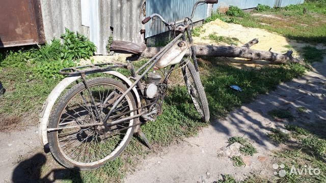 Моторчик мопед раритетный советский под восстановление