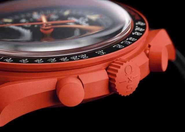 Ceas SWATCH X OMEGA MISSION TO EARTH LAVA Edition Chronograf Superb !!