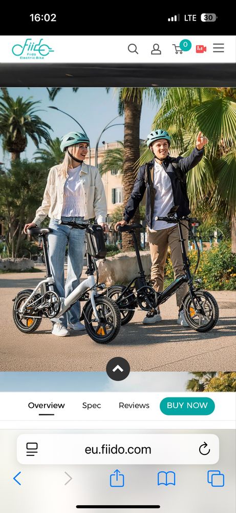 vind bicicleta pliabila Fiido D3 Pro electrica cu acceleratie