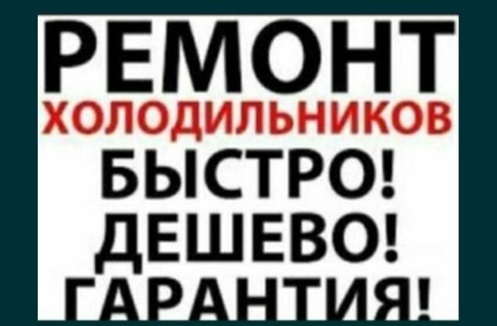 Качественный недорогой ремонт холодильников морозильников