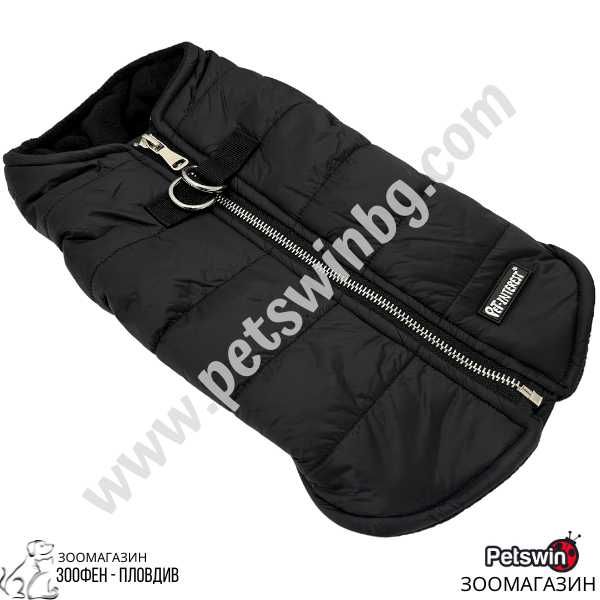 Жилетка/Яке - за Куче - с Поларена Подплата - XS, S, M, L, XL - Черна