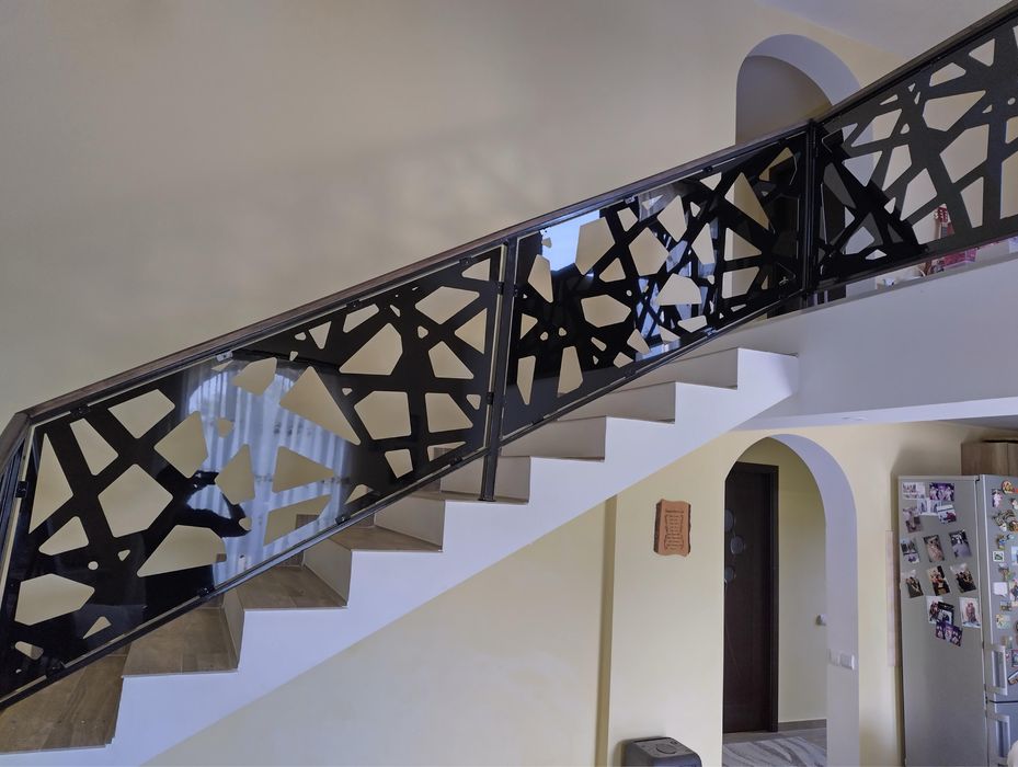 Balustrade Personalizate Din Bond-Aluminiu Design Modern Prelucrat CNC