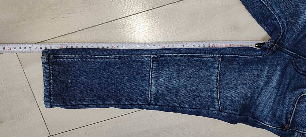 Pantaloni termo copii, cu căptuşeală din jerse marin denim