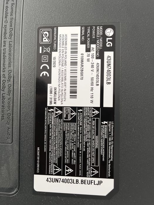 Televizor Lg 43UNL4003LB