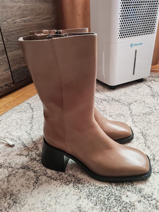 Cizme Piele Naturală Zara Dama Mărimea 38