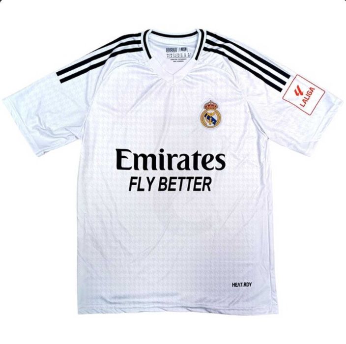 Фенска Шапка Мбапе Реал Мадрид Бяла и черна с козирка 2024 ново