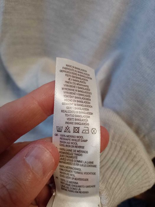 Bluza gri Lee Cooper L - Lana Merino