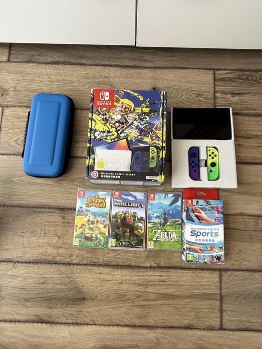 Vand Nintendo Switch Splatoon Edition Oled