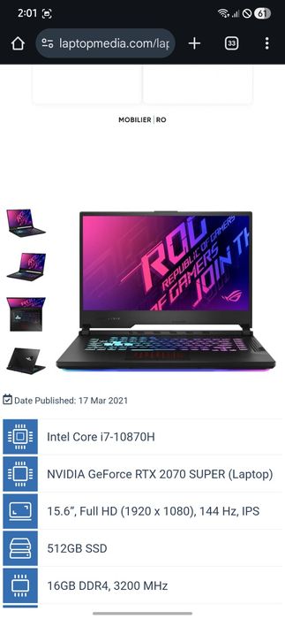 laptop gaming  rog strix g15