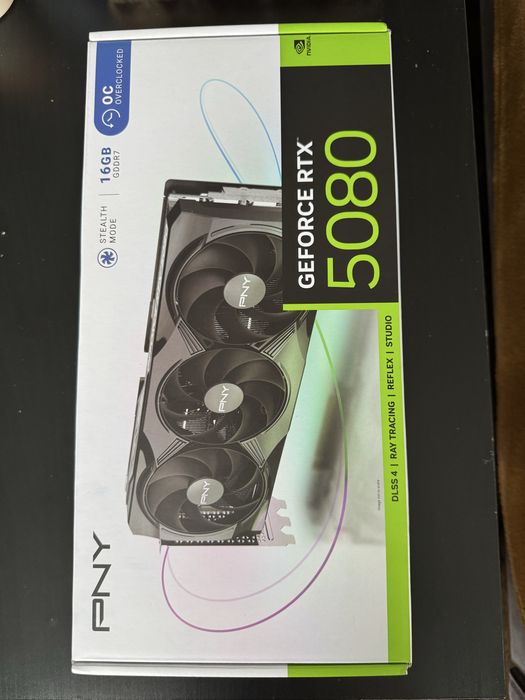 Placa video PNY GeForce RTX 5080 OC 16GB GDDR7 256-bit DLSS 4.0