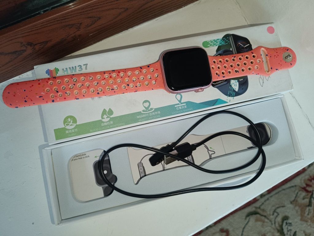 HW37 Smart Watch-Акилли соат