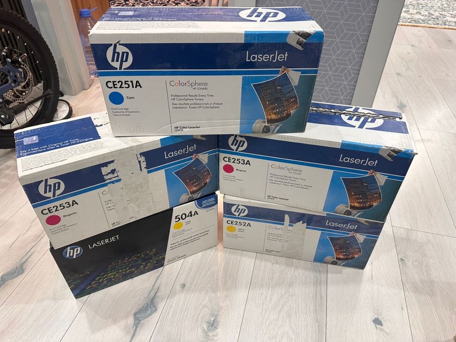 Картридж HP CE 251A CE 252 CE 253 A