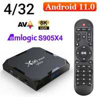 X96 Max plus ultra 4/32, Android, tv box, тв бокс, smart tv,  приставк