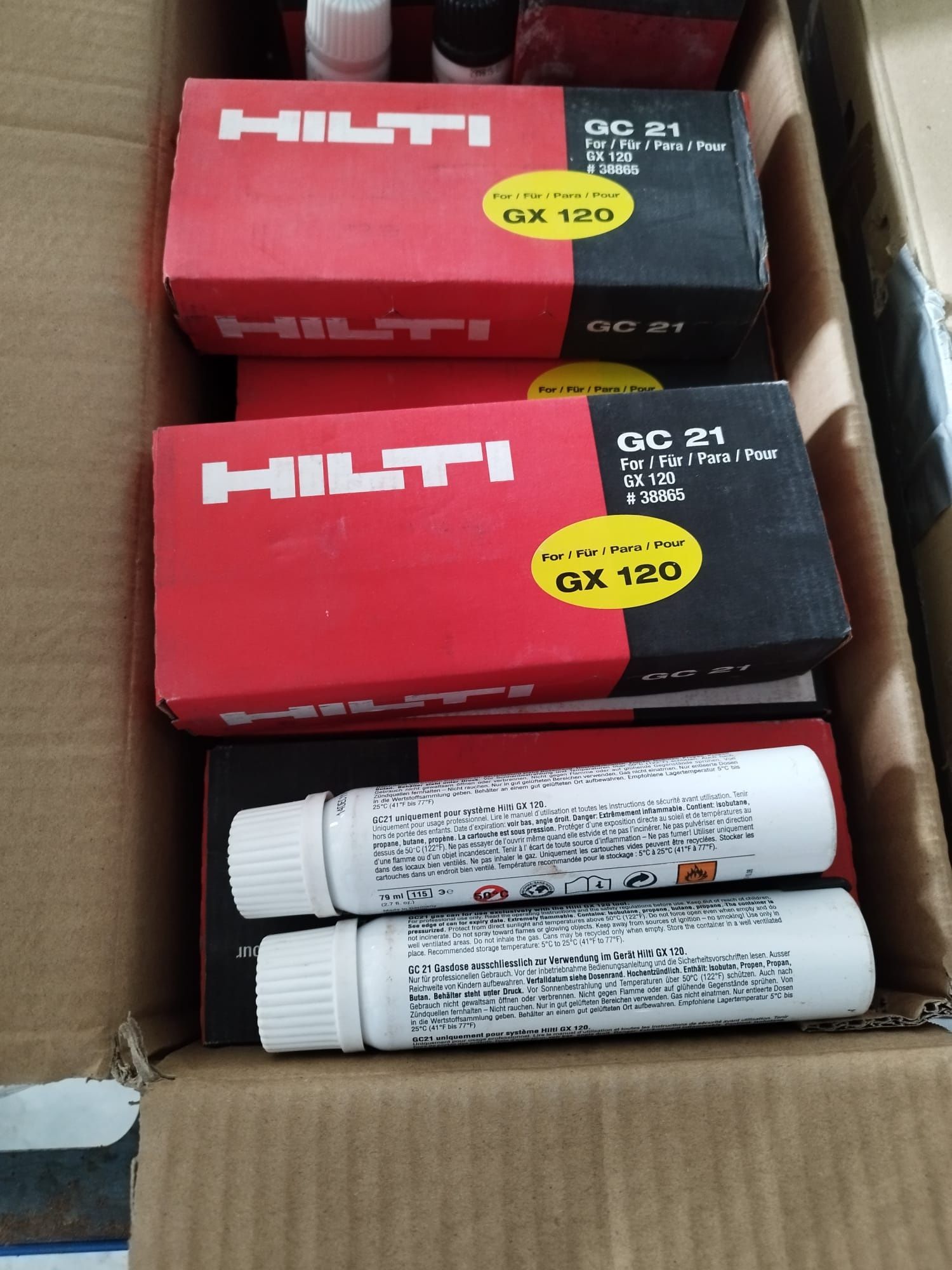 Газ флакон за hilti gx120  хилти  gx 120  gc22