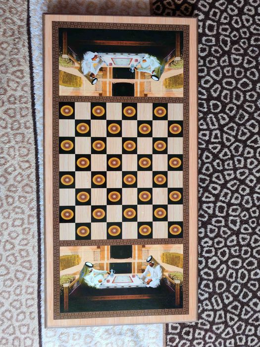 нарды большие «Два шейха» 60 см на 60 см