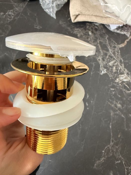 Ventil lavoar cu preaplin