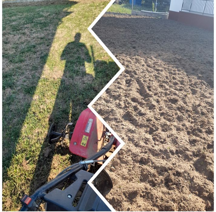 Sap gradini cu motocultor