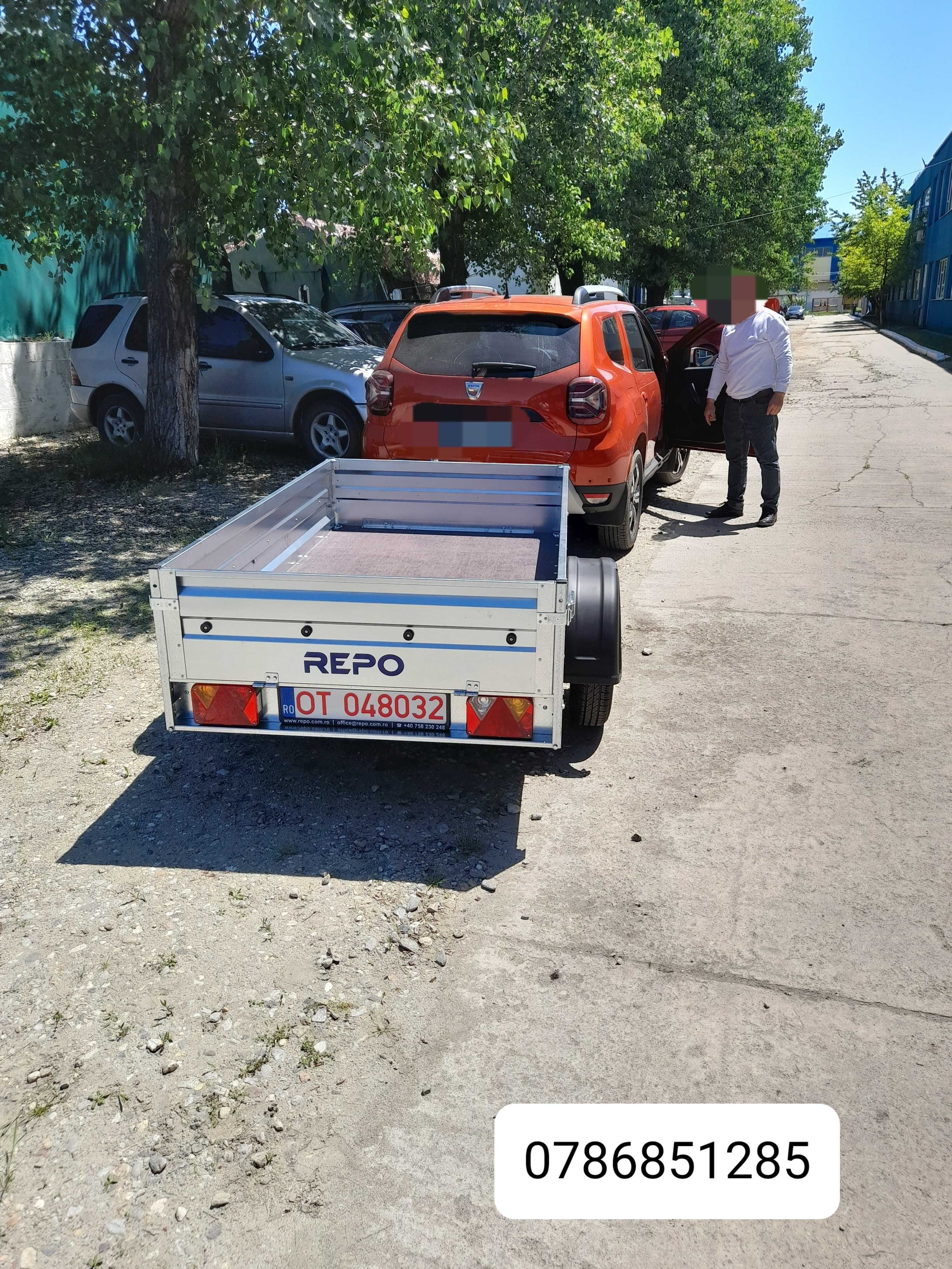 Remorca 750 kg Repo,Auto,Atv,Mono Ax