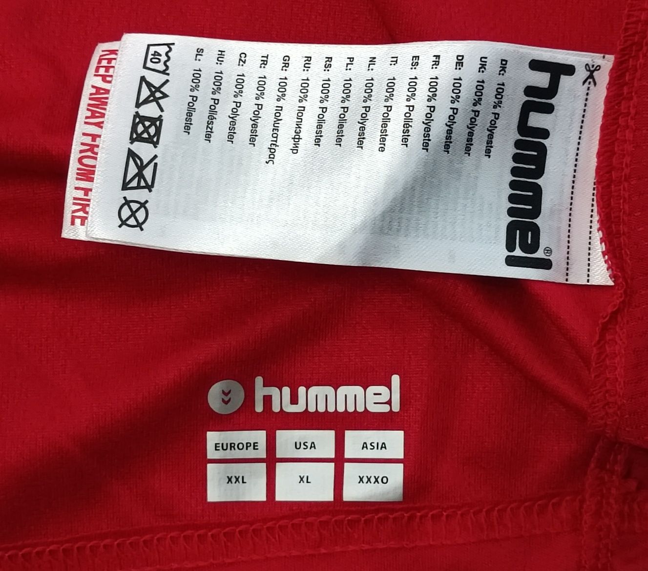 Hummel Denmark 2018/19 Jersey оригинална тениска XL Дания фланелка
