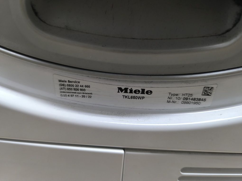 Сушилня Miele TKL 650 WP - 8кг. Термопомпа А++