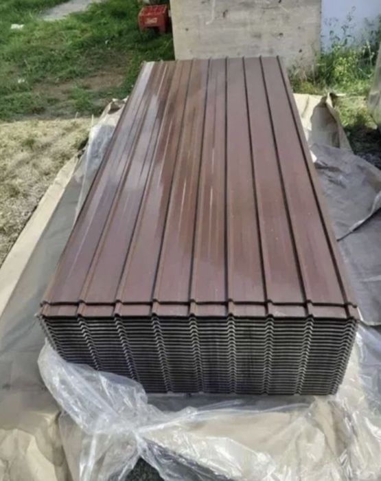 Tablă cutata colorată și zincată