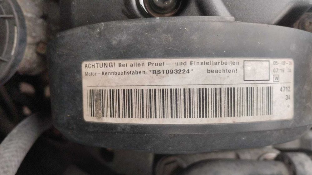 MOTOR  Volkswagen CADDY 3 an 2004-2009 2.0 SDI cod motor BST