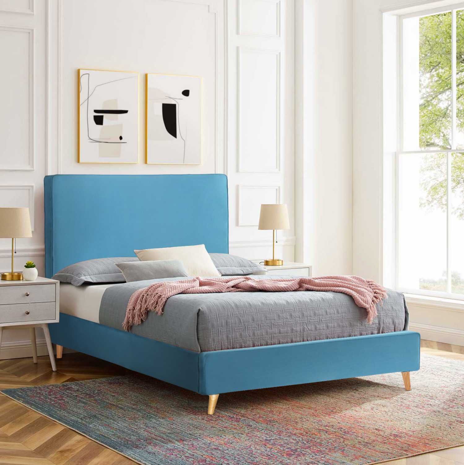 Тапецирано легло MAYLIN HM598 за матрак 120x200см, налично в три цвята