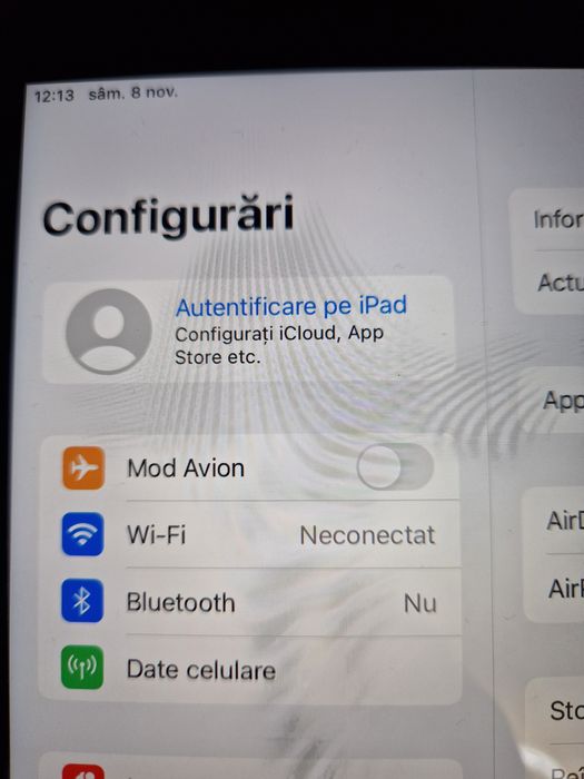 Tableta ipad generația 6 și cu sim
