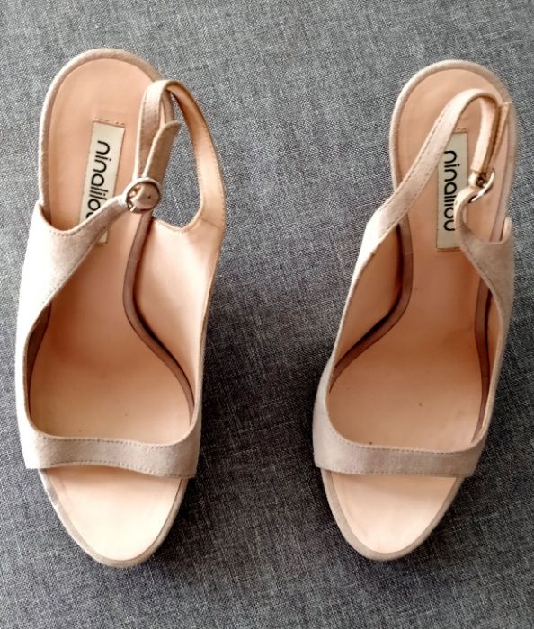 Sandale dama piele intoarsa Italia), model deosebit