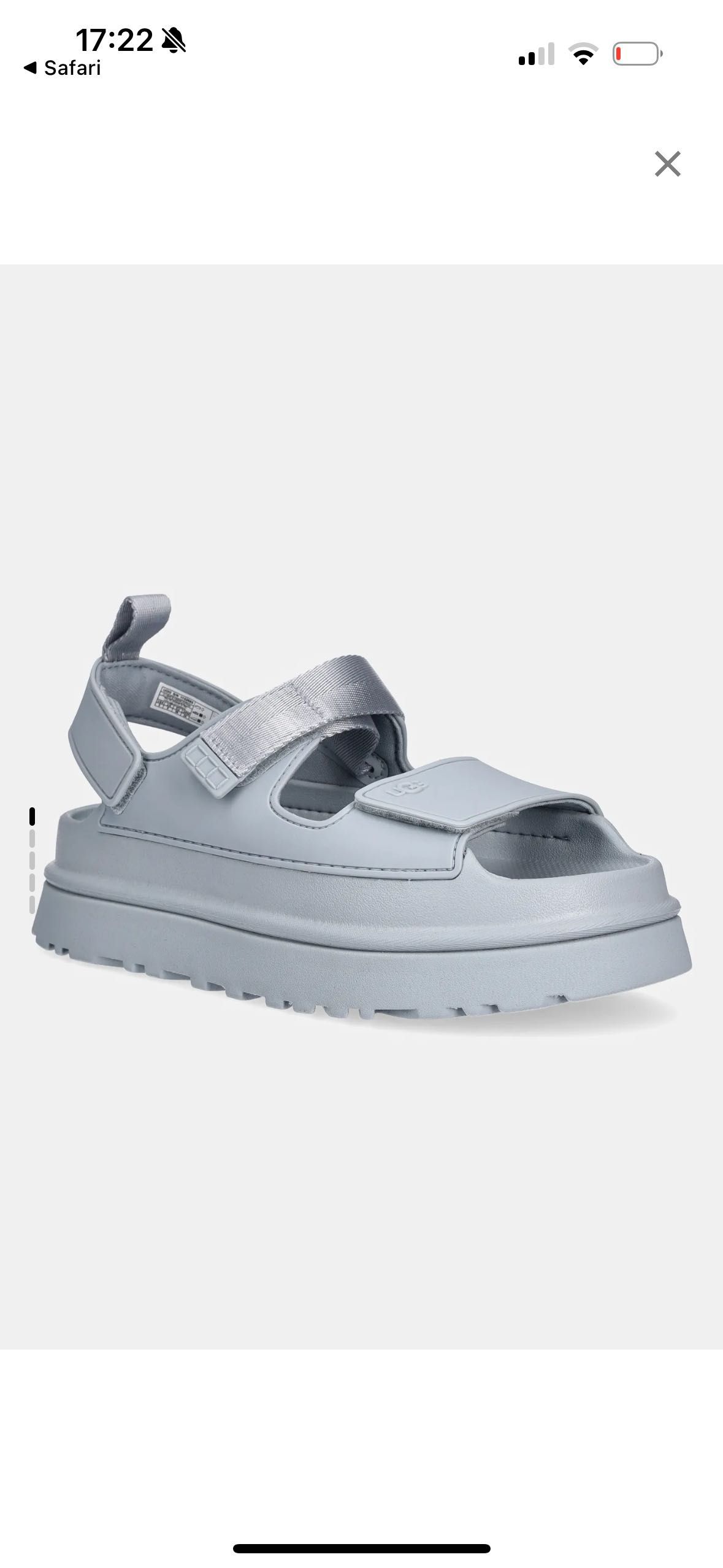 Сандали  UGG светло сини