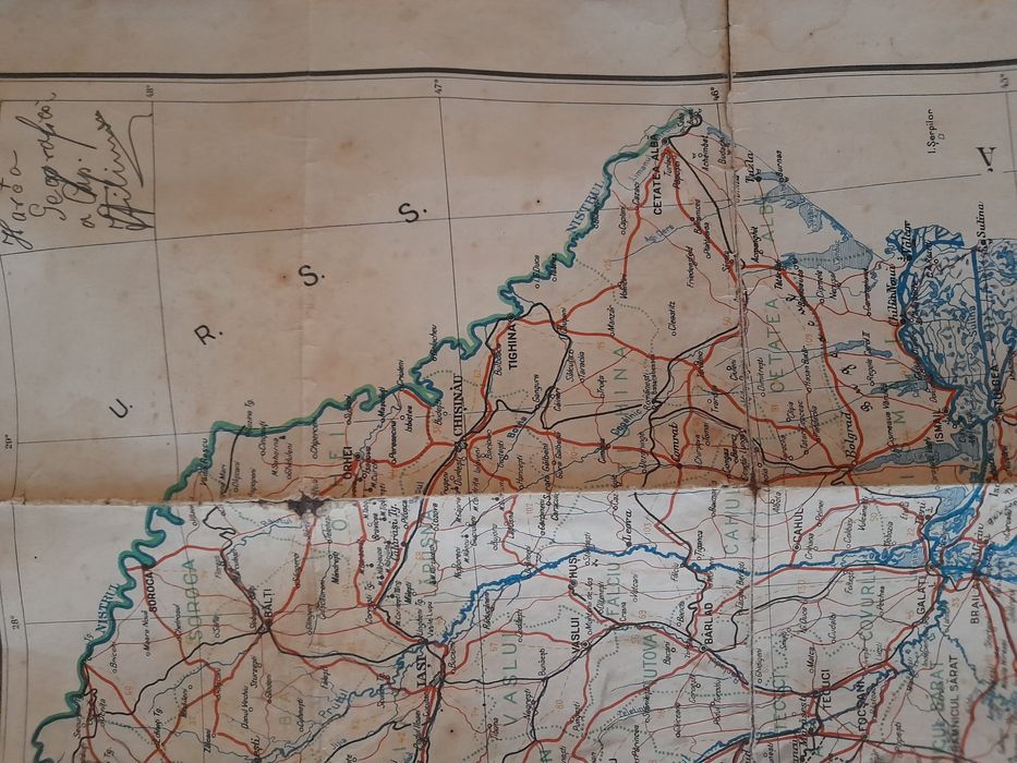 Harta România Mare 1940