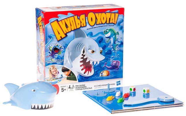 Настольная игра "Акулья охота" от Hasbro. В отличном состоянии.