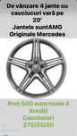 Jante Mercedes AMG originale, 275/35/20 cu cauciucuri de Vară, 500 Eur