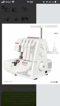 Оверлок janome 724d